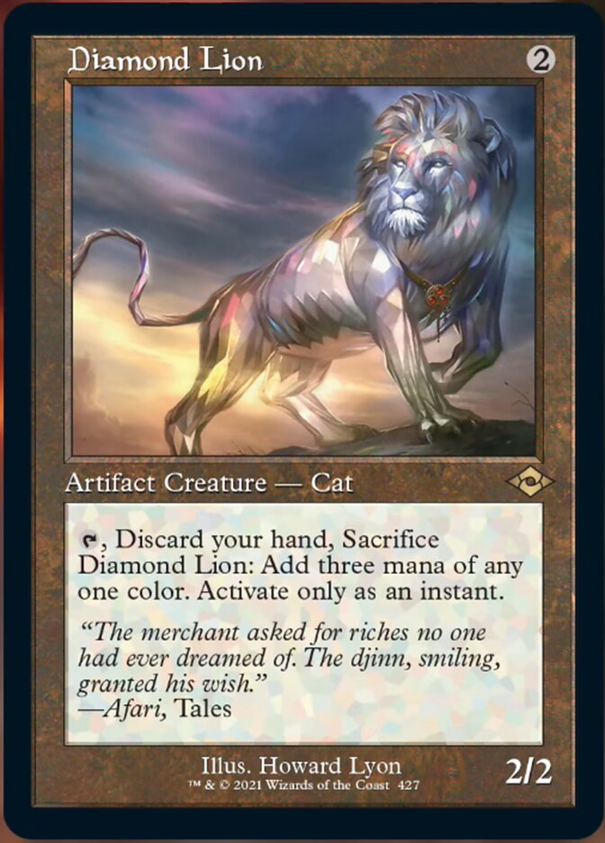 Diamond Lion (Retro Foil Etched) [Modern Horizons 2] | Webway Games