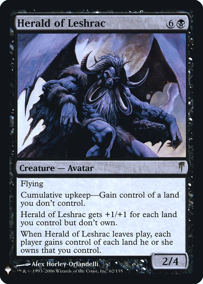 Herald of Leshrac [Mystery Booster] | Webway Games