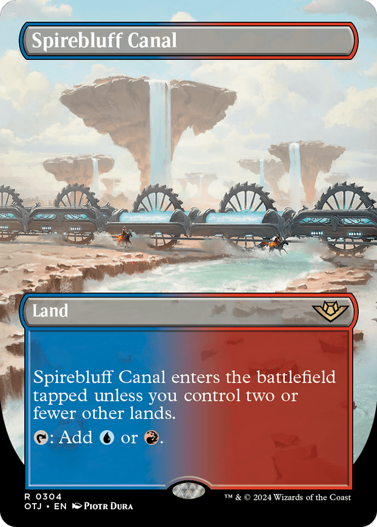 Spirebluff Canal (Borderless) [Outlaws of Thunder Junction] | Webway Games
