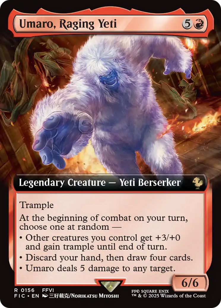 Umaro, Raging Yeti (Extended Art) [FINAL FANTASY Commander] | Webway Games