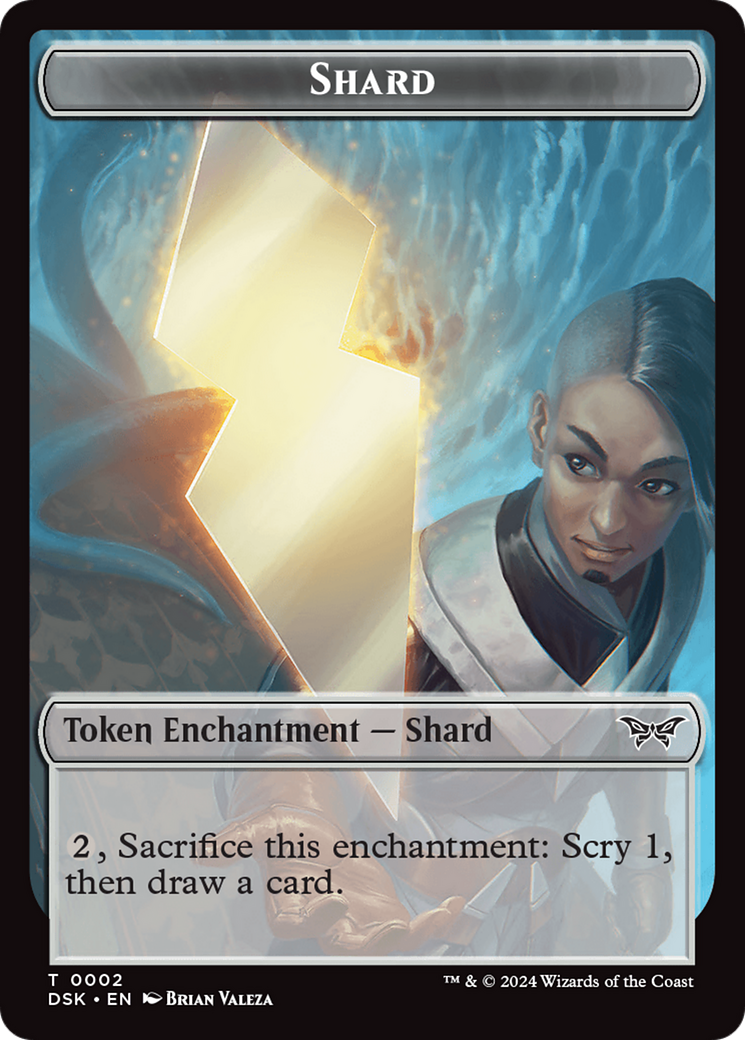 Shard // Manifest Double-Sided Token [Duskmourn: House of Horror Tokens] | Webway Games