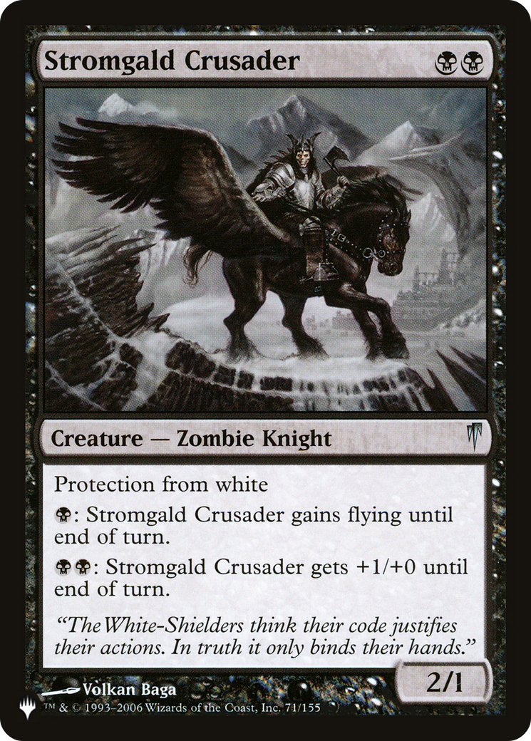 Stromgald Crusader [The List] | Webway Games