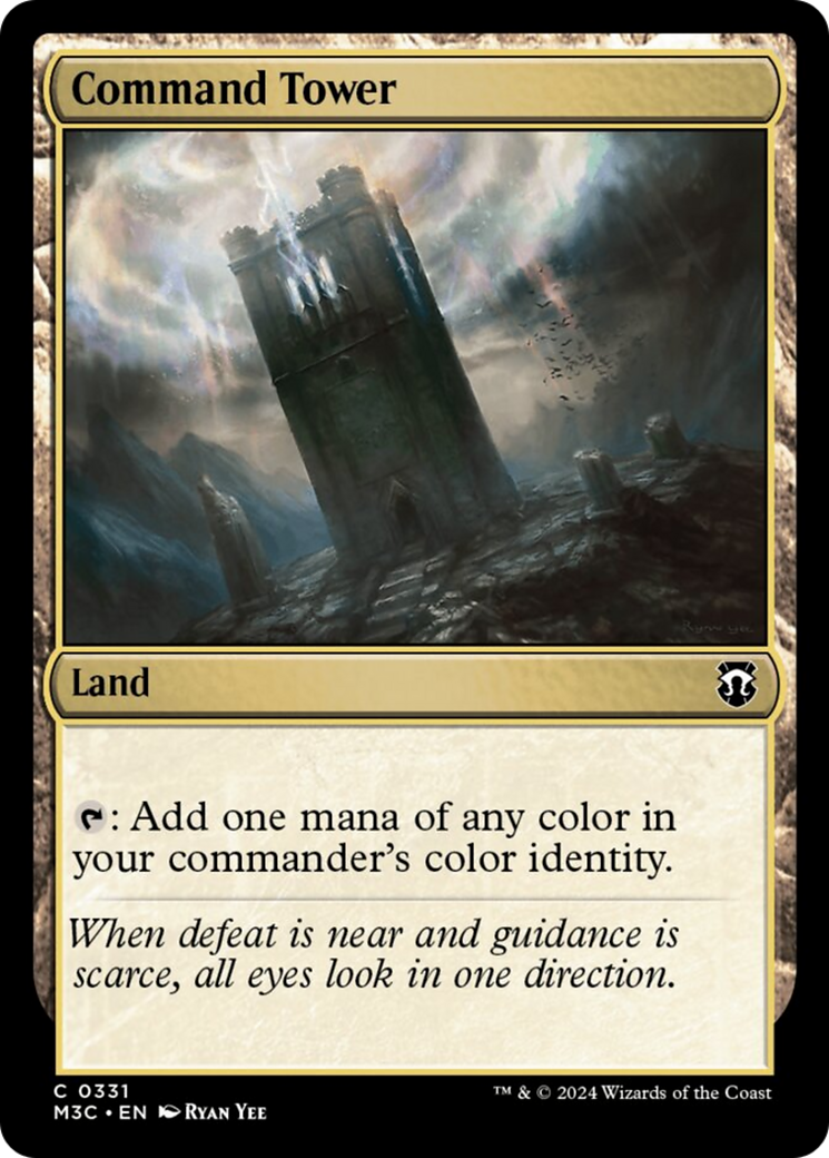 Command Tower (Ripple Foil) [Modern Horizons 3 Commander] | Webway Games
