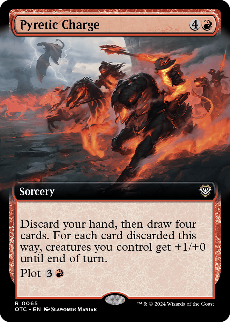 Pyretic Charge (Extended Art) [Outlaws of Thunder Junction Commander] | Webway Games
