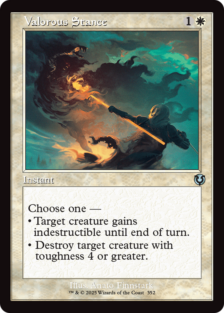 Valorous Stance (Retro Frame) [Innistrad Remastered] | Webway Games