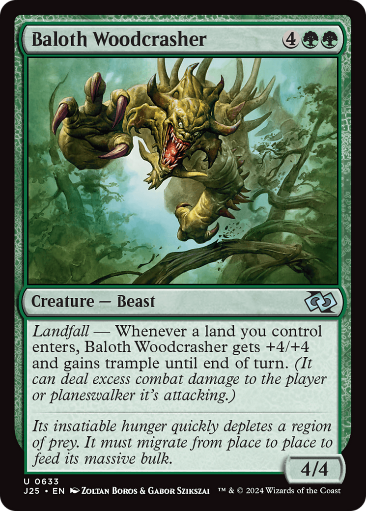 Baloth Woodcrasher [Foundations Jumpstart] | Webway Games