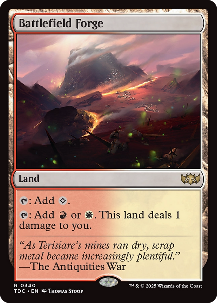 Battlefield Forge [Tarkir: Dragonstorm Commander] | Webway Games
