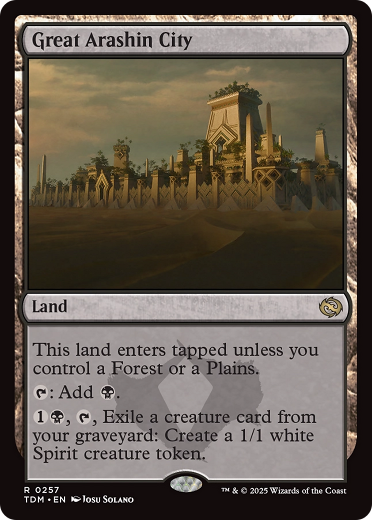 Great Arashin City [Tarkir: Dragonstorm] | Webway Games