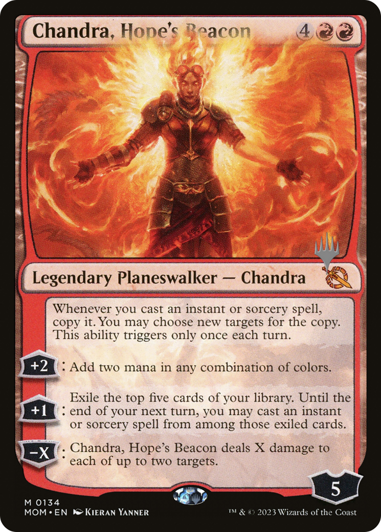 Chandra, Hope's Beacon (Promo Pack) [March of the Machine Promos] | Webway Games