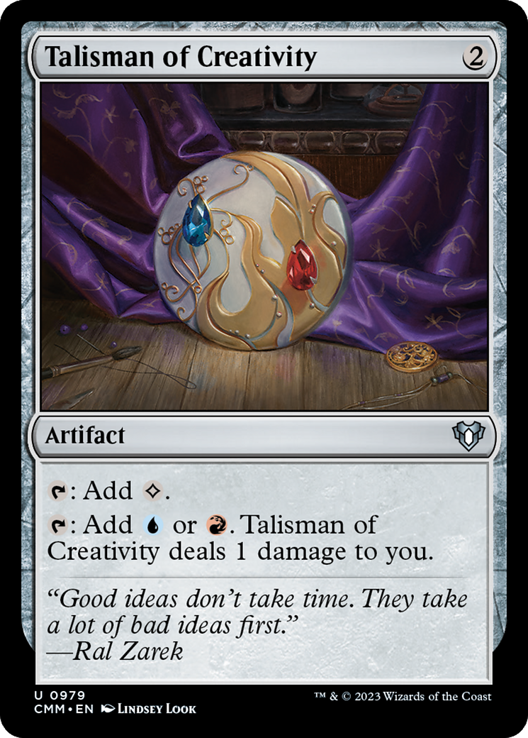 Talisman of Creativity [Commander Masters] | Webway Games