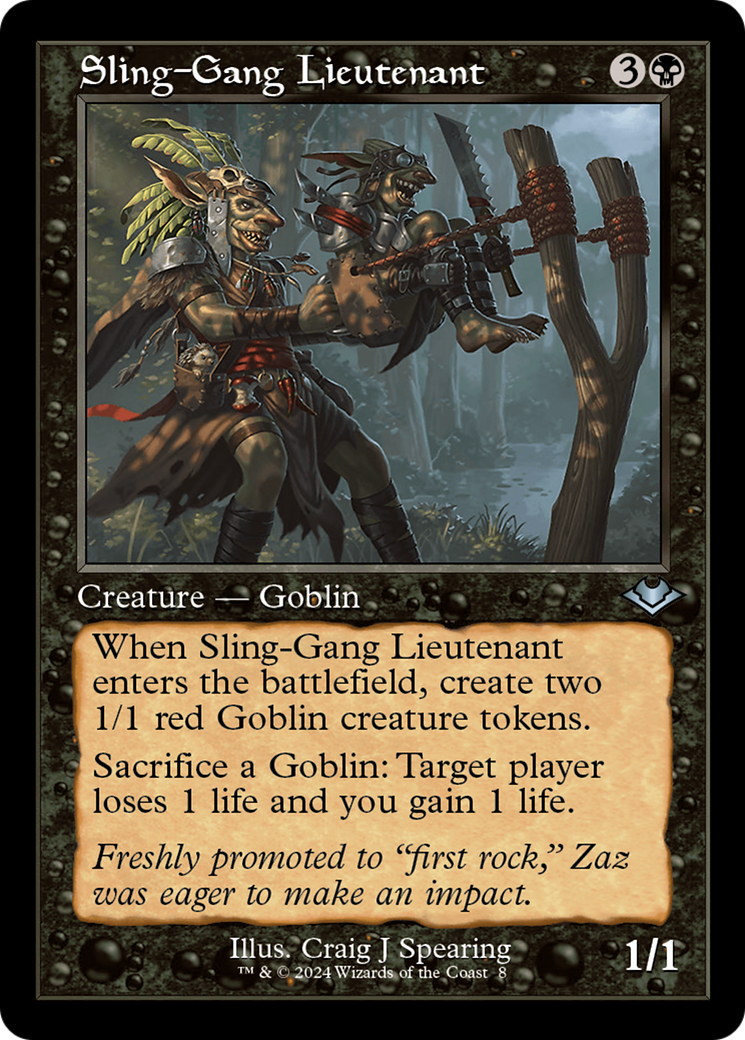 Sling-Gang Lieutenant (Retro) [Modern Horizons] | Webway Games