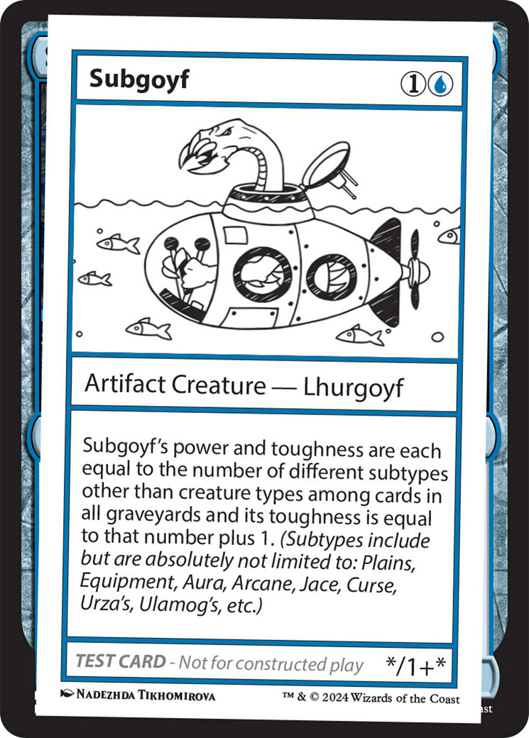 Subgoyf [Mystery Booster 2 Playtest Cards] | Webway Games