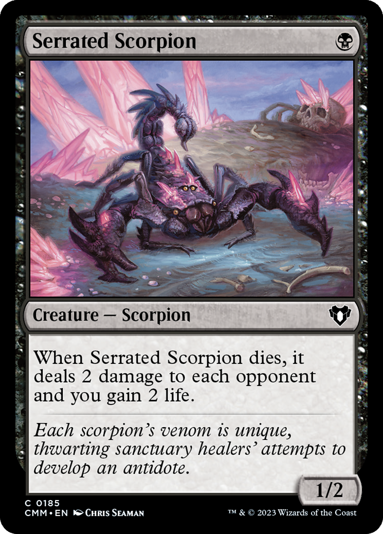 Serrated Scorpion [Commander Masters] | Webway Games