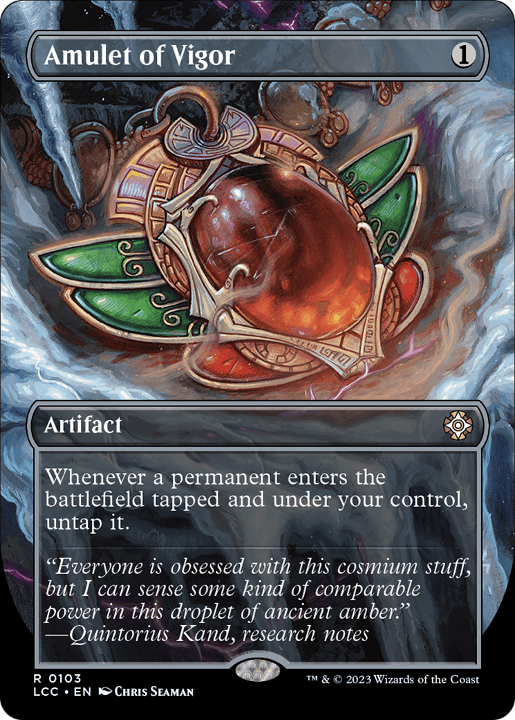 Amulet of Vigor (Borderless) [The Lost Caverns of Ixalan Commander] | Webway Games