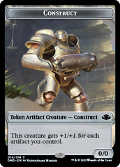 Insect // Construct Double-Sided Token [Dominaria Remastered Tokens] | Webway Games