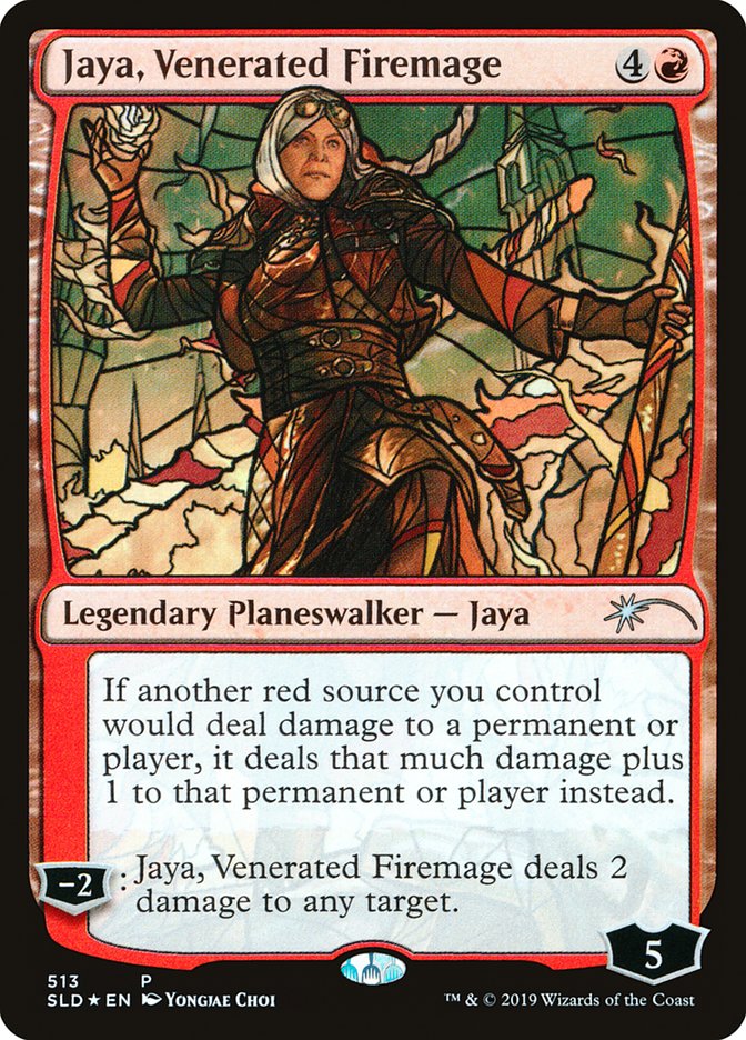 Jaya, Venerated Firemage (Stained Glass) [Secret Lair Drop Promos] | Webway Games