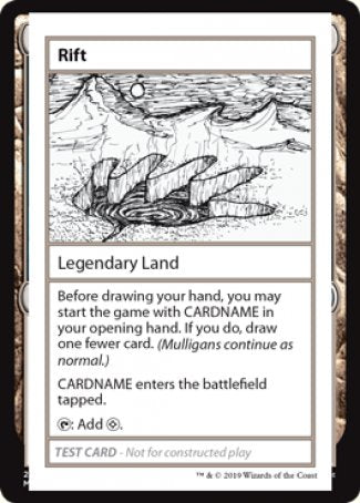 Rift (2021 Edition) [Mystery Booster Playtest Cards] | Webway Games