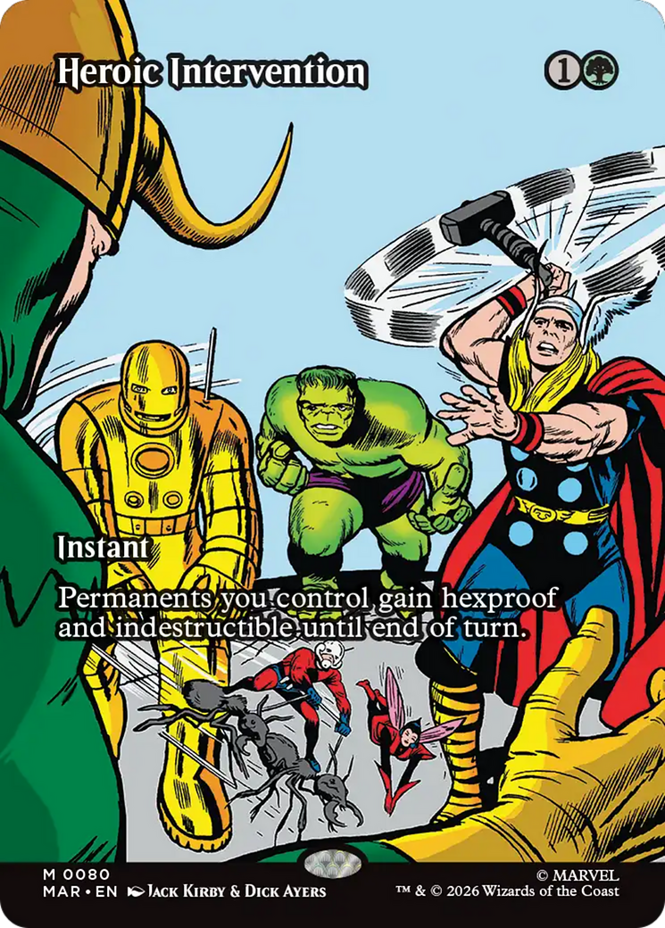Heroic Intervention (0080) (Borderless) [Marvel Universe: Eternal-Legal] | Webway Games