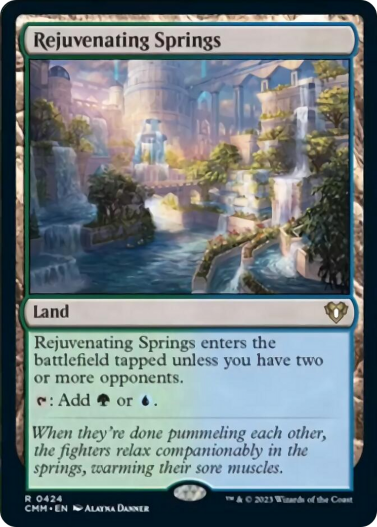 Rejuvenating Springs [Commander Masters] | Webway Games