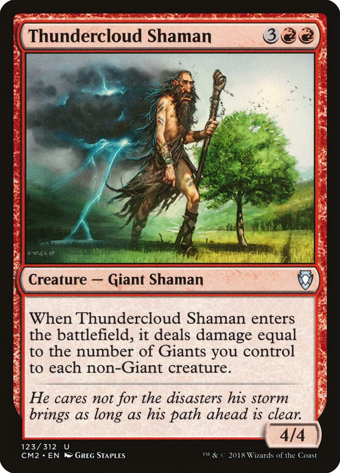 Thundercloud Shaman [Commander Anthology Volume II] | Webway Games