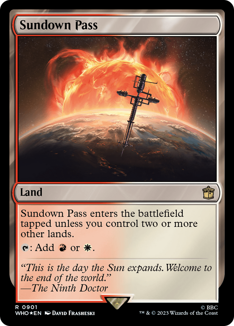 Sundown Pass (Surge Foil) [Doctor Who] | Webway Games
