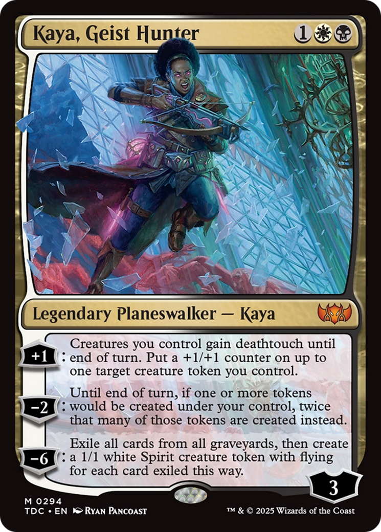 Kaya, Geist Hunter [Tarkir: Dragonstorm Commander] | Webway Games
