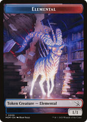 Elemental (09) // Dinosaur Double-Sided Token [March of the Machine Tokens] | Webway Games
