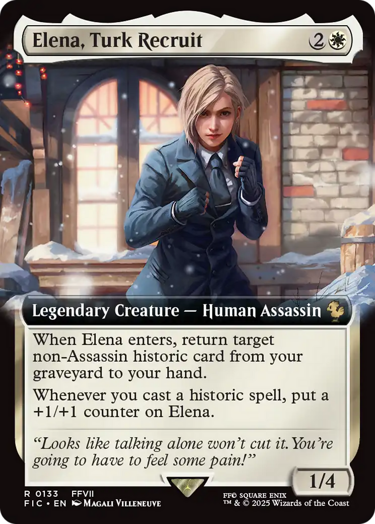 Elena, Turk Recruit (Extended Art) [FINAL FANTASY Commander] | Webway Games