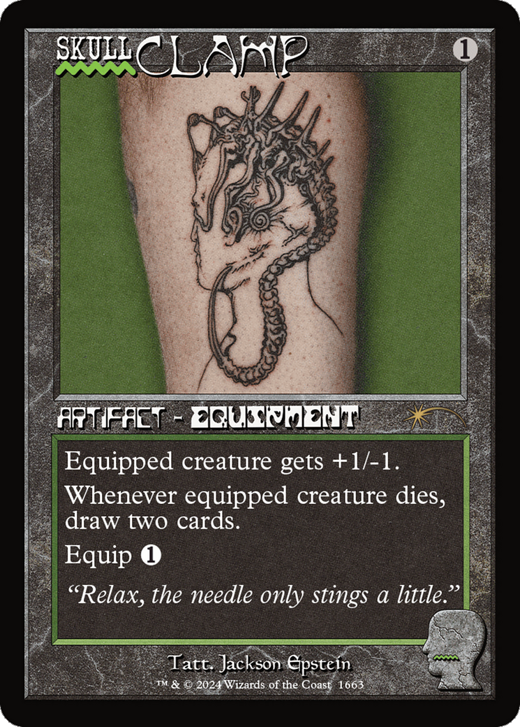 Skullclamp (Rainbow Foil) [Secret Lair Drop Series] | Webway Games