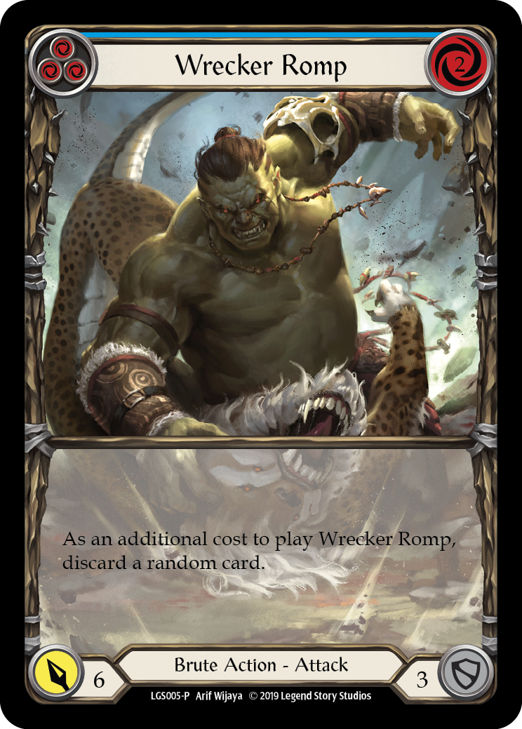 Wrecker Romp (Blue) [LGS005-P] (Promo)  1st Edition Normal | Webway Games