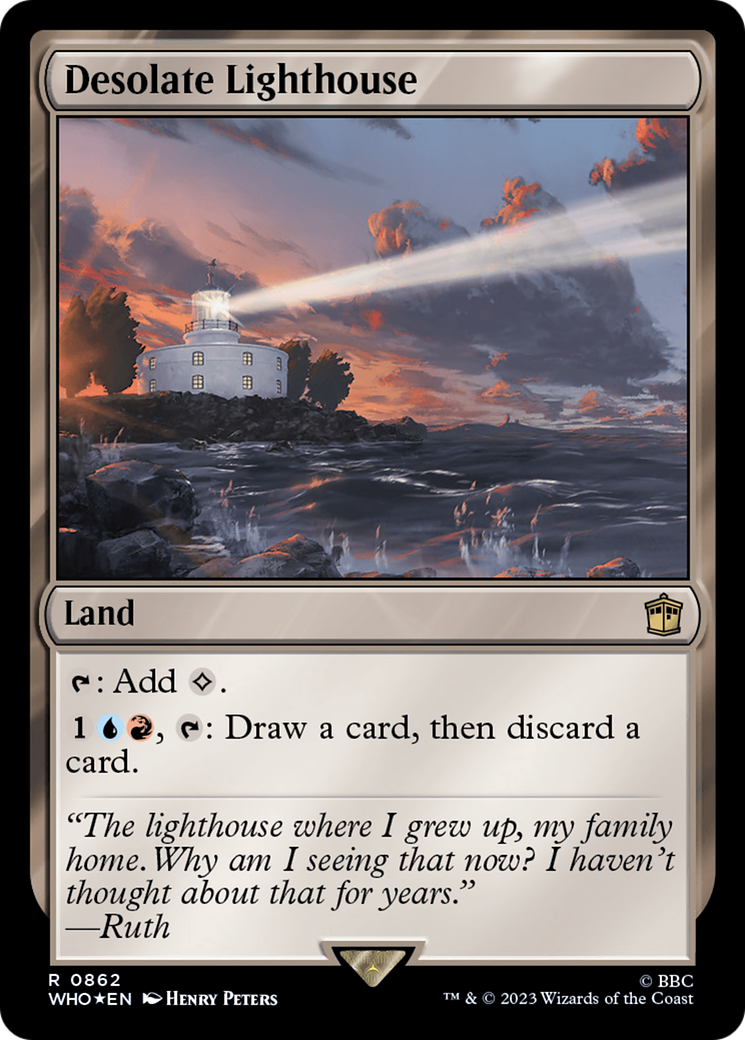 Desolate Lighthouse (Surge Foil) [Doctor Who] | Webway Games