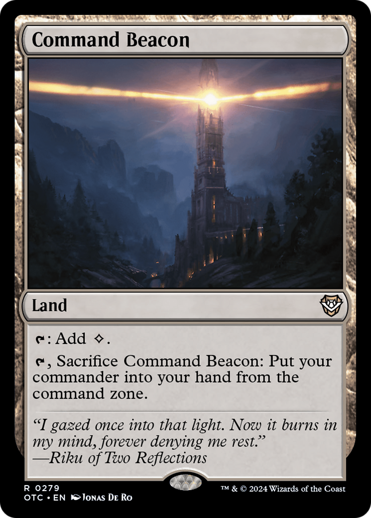 Command Beacon [Outlaws of Thunder Junction Commander] | Webway Games