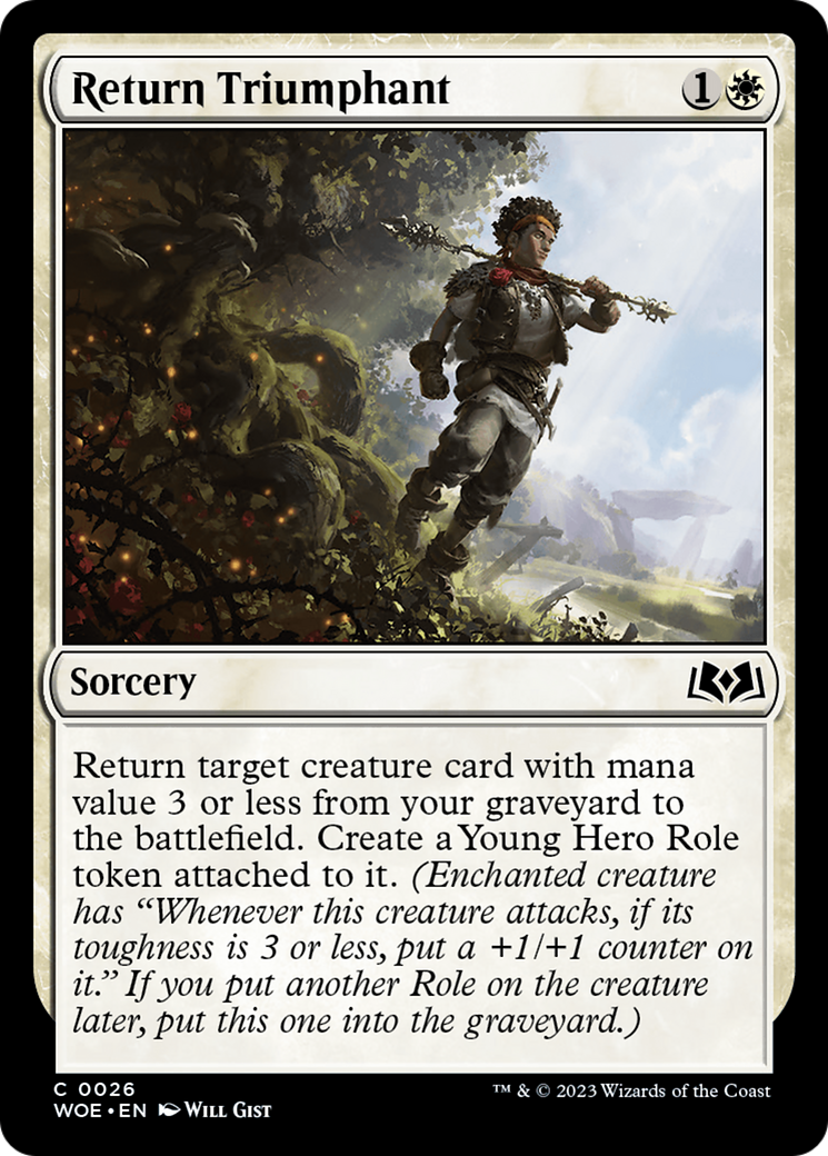 Return Triumphant [Wilds of Eldraine] | Webway Games