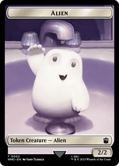 Alien // Alien Salamander Double-Sided Token [Doctor Who Tokens] | Webway Games