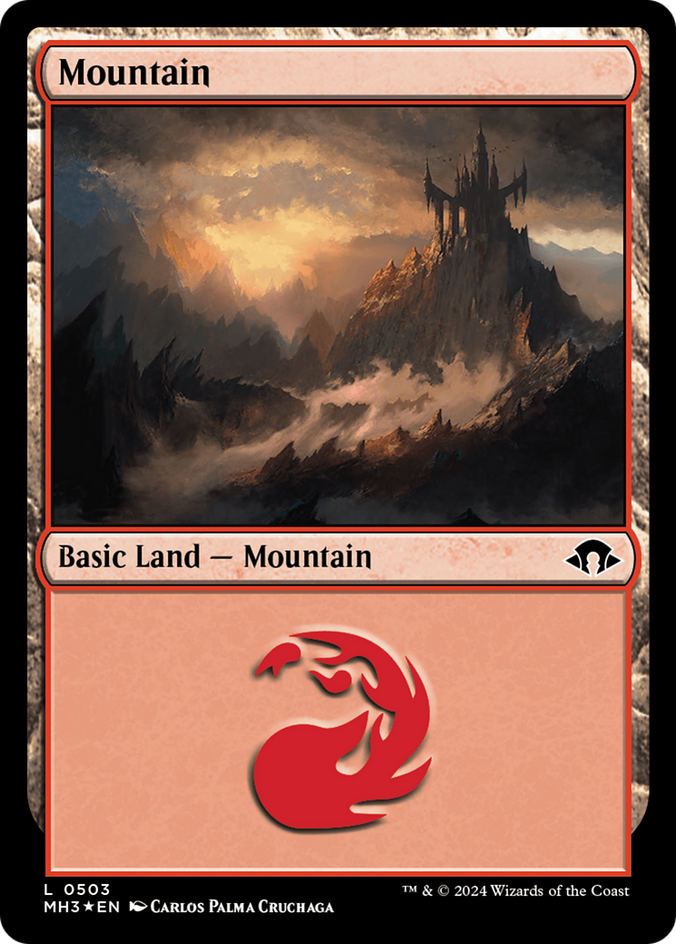Mountain (0503) (Ripple Foil) [Modern Horizons 3] | Webway Games