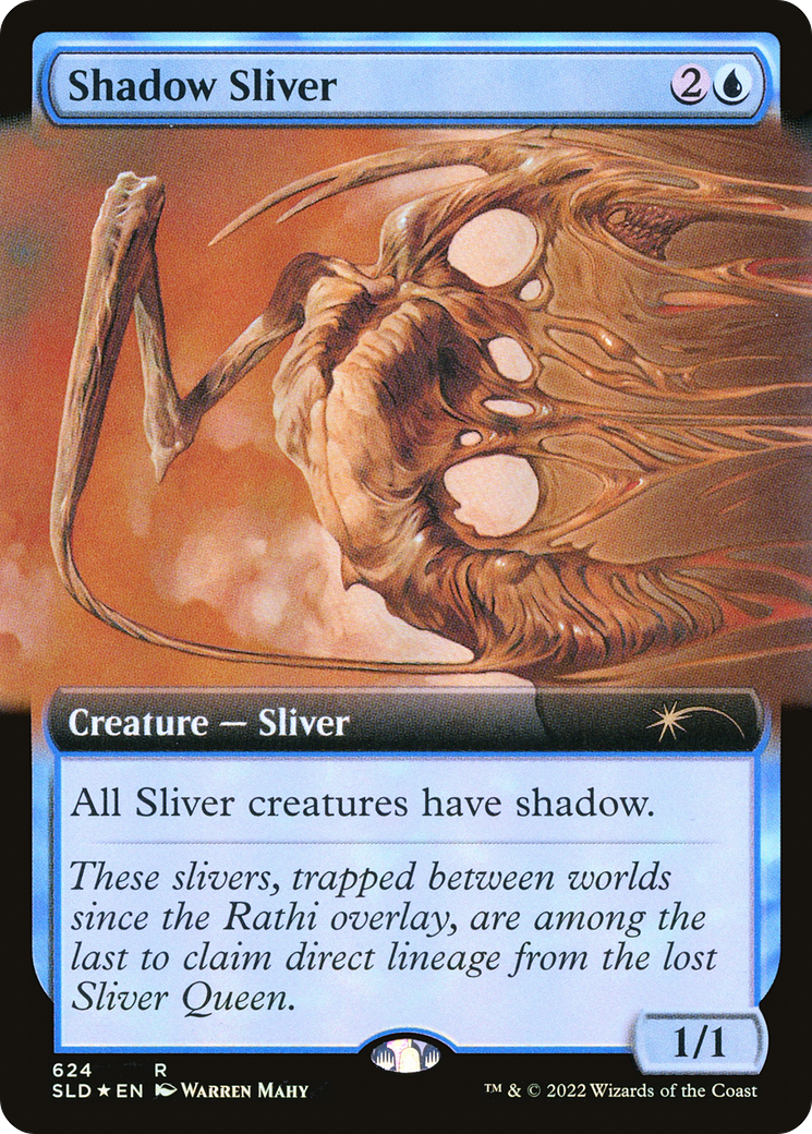 Shadow Sliver (Extended Art) [Secret Lair Drop Promos] | Webway Games