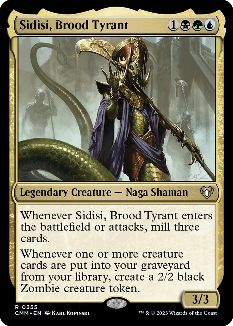 Sidisi, Brood Tyrant [Commander Masters] | Webway Games