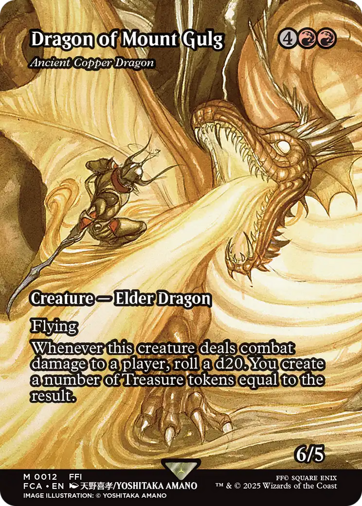Dragon of Mount Gulg - Ancient Copper Dragon (Showcase) [FINAL FANTASY : Through the Ages] | Webway Games