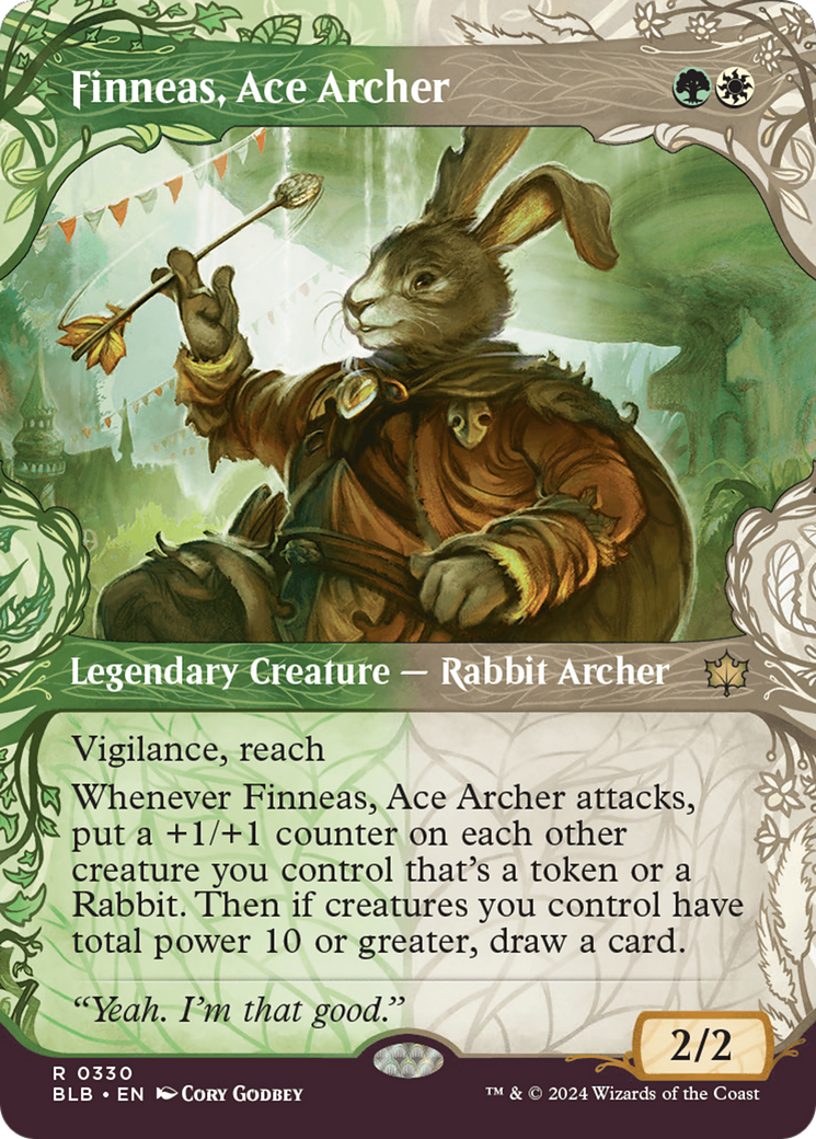 Finneas, Ace Archer (Showcase) [Bloomburrow] | Webway Games