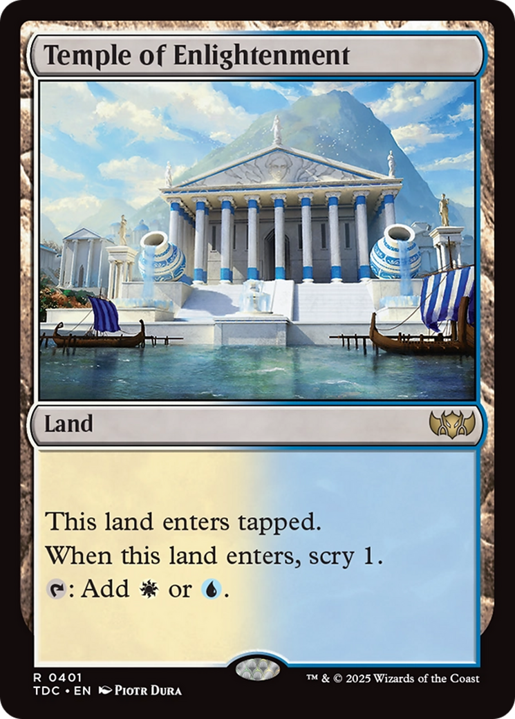 Temple of Enlightenment [Tarkir: Dragonstorm Commander] | Webway Games