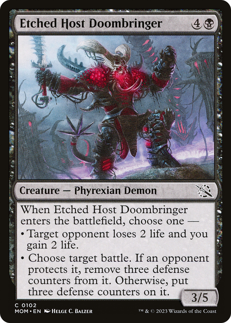 Etched Host Doombringer [March of the Machine] | Webway Games