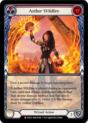 Aether Wildfire [EVR123] (Everfest)  1st Edition Extended Art Rainbow Foil | Webway Games