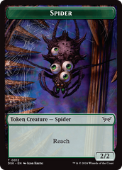 Insect (0013) // Spider Double-Sided Token [Duskmourn: House of Horror Tokens] | Webway Games