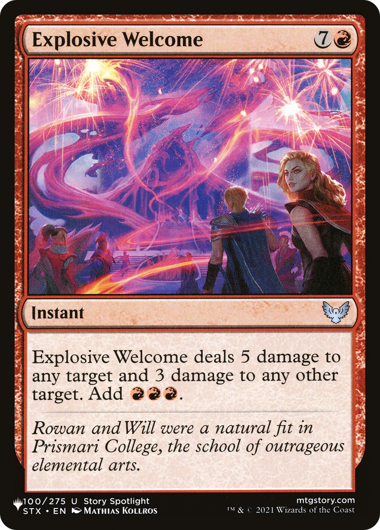 Explosive Welcome [The List] | Webway Games