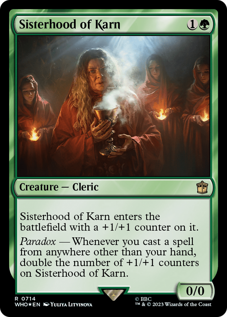 Sisterhood of Karn (Surge Foil) [Doctor Who] | Webway Games