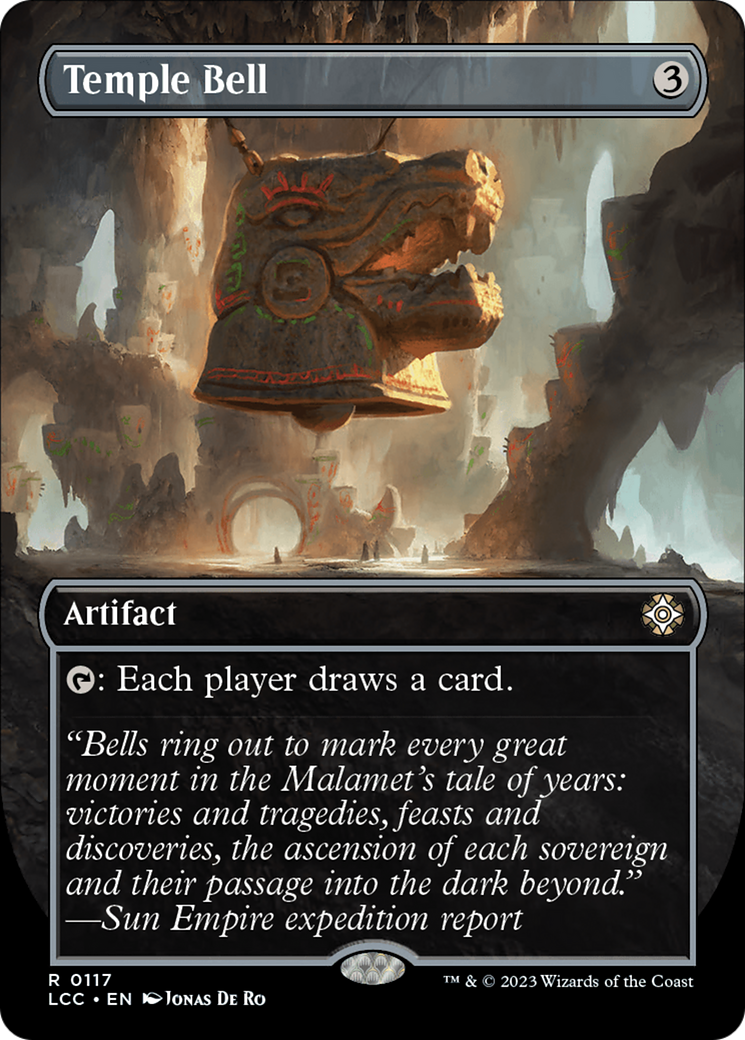 Temple Bell (Borderless) [The Lost Caverns of Ixalan Commander] | Webway Games