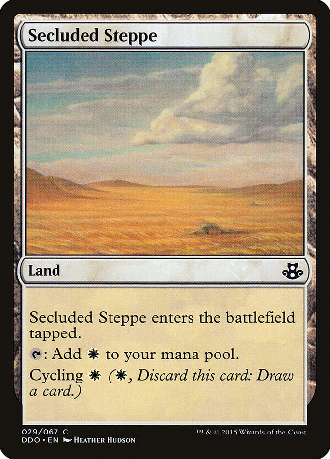 Secluded Steppe [Duel Decks: Elspeth vs. Kiora] | Webway Games
