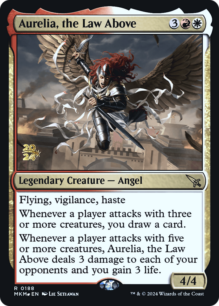 Aurelia, the Law Above [Murders at Karlov Manor Prerelease Promos] | Webway Games