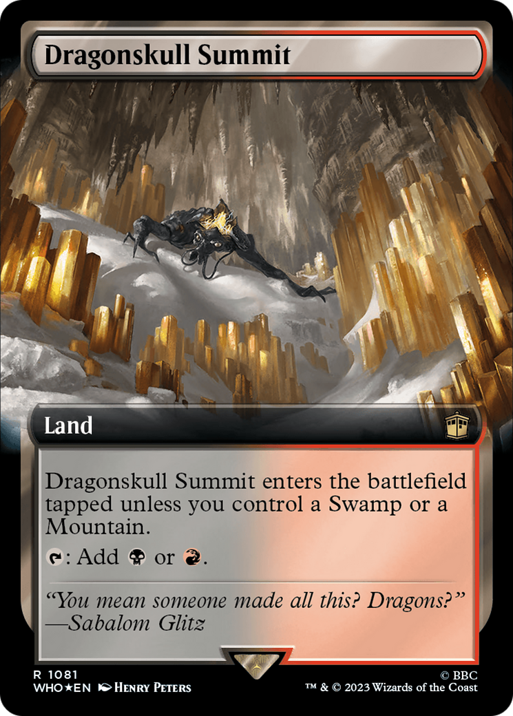 Dragonskull Summit (Extended Art) (Surge Foil) [Doctor Who] | Webway Games