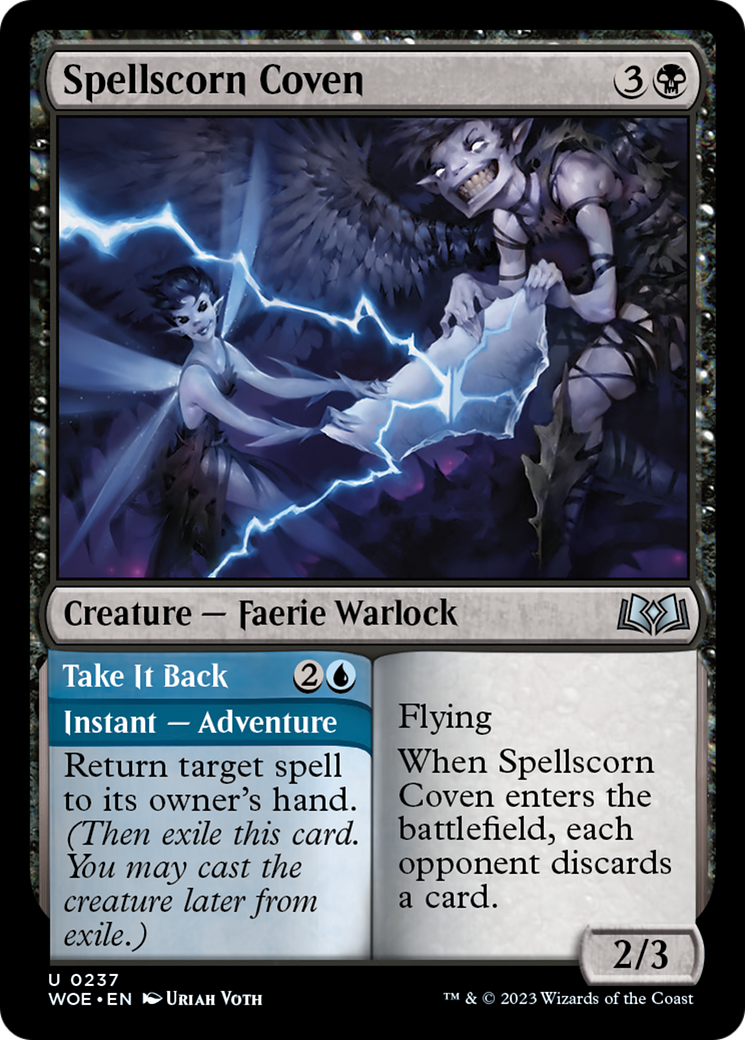 Spellscorn Coven // Take It Back [Wilds of Eldraine] | Webway Games